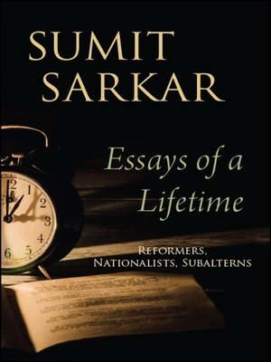 cover image of Essays of a Lifetime